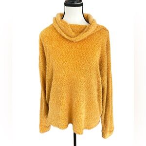 Lavish Women's Cowl Neck Sweater in Rich Gold